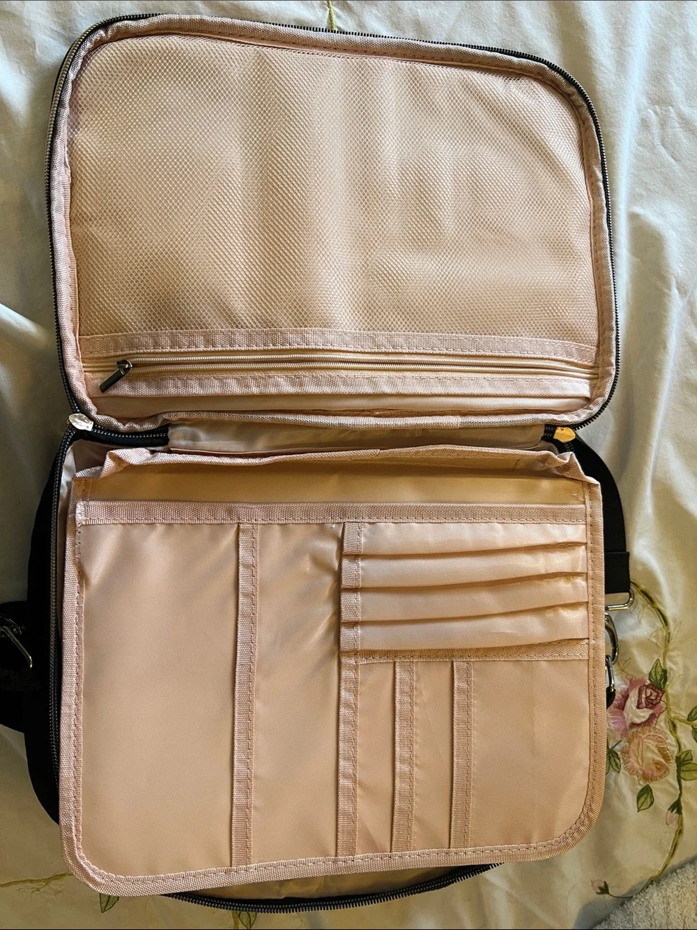 Black Project Bag for Craft /Book/Business